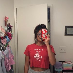 Brandy Rough Rider cropped shirt